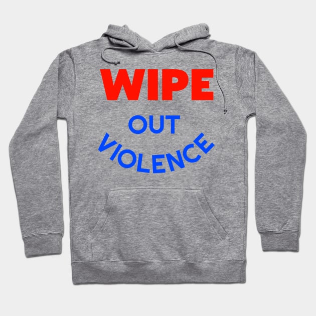 WIPE OUT VIOLENCE ))(( 60s Retro Hippie Make Love Not War Hoodie by darklordpug